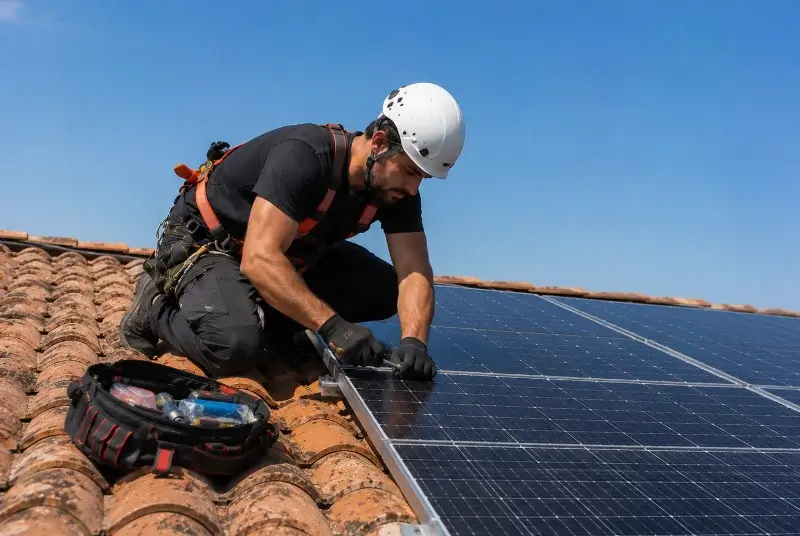 Maintenance et monitoring de panneaux solaires à Argagnon